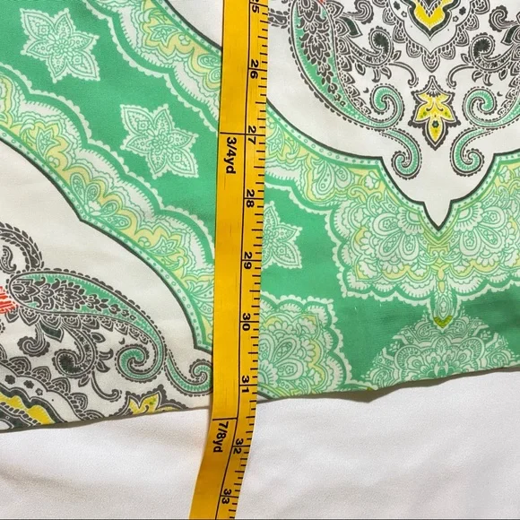 Banana Republic Women’s Tunic Warm Neutral Paisley Dress Size 0P - Picture 6 of 6